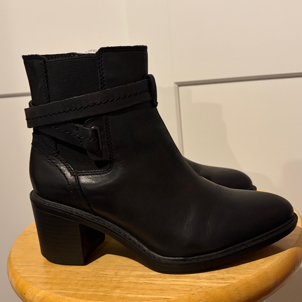 Clark’s leather booties